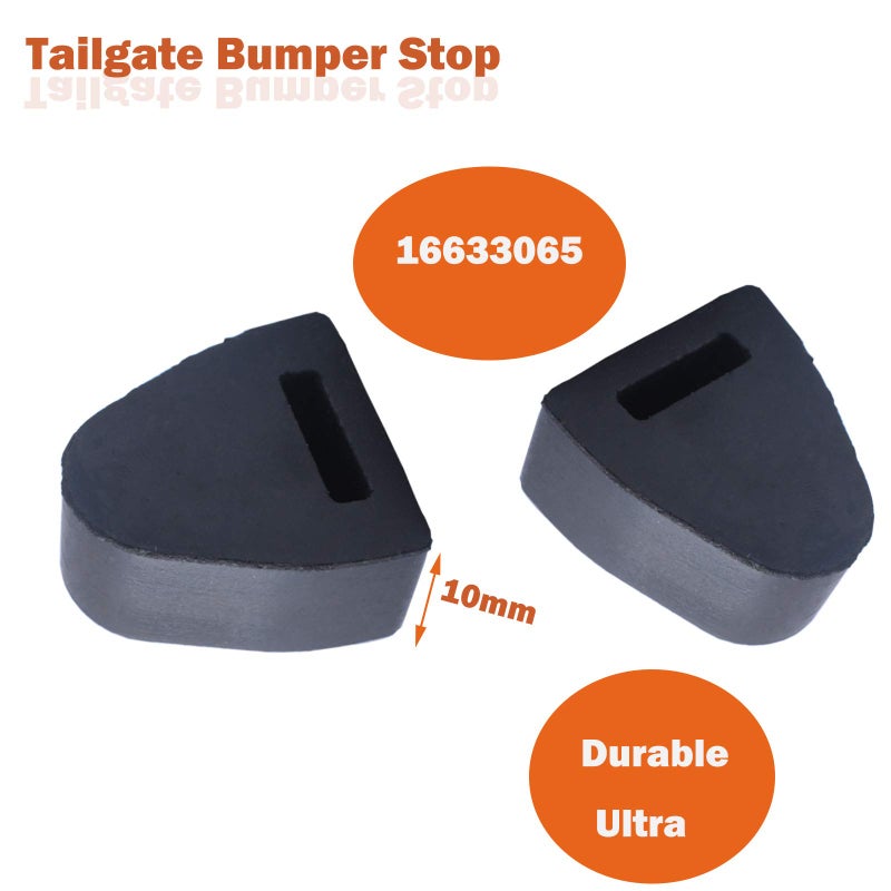 Ketofa ð™ð™¥ð™œð™§ð™–ð™™ð™š 16633065 Tailgate Latch Bumper Stop for Compatible with Chevy Silverado Si-er-ra Pickup 1999-2007, Right or Left Rubber Bumpers Stop, Compatible with GM 16633065, for Dorman 45679 - Image 4